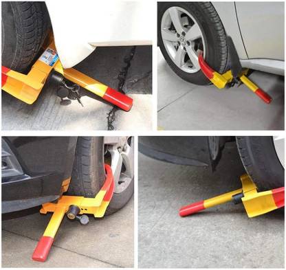 SK STORE WHEEL LOCK-27 Car Wheel Lock Tyre Locks Car Wheel Lock Security Tire Clamp Wheel Lock