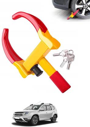 monolive Heavy Duty Anti Theft Wheel Lock With Two Key Universal For Car 77 Universal Anti-Theft Protective Car Wheel Lock Security Tyre Clamp 77 Wheel Lock