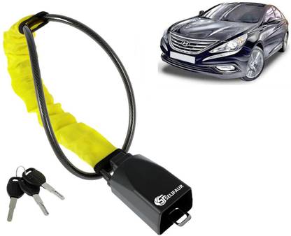 Selifaur W2L152-Car Steering Wheel Lock Anti-Theft Device with 3 Keys For Sonata Fluidic Wheel Lock