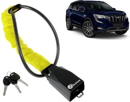 Selifaur W2L210 - Car Steering Wheel Lock Anti-Theft Device with 3 Keys For XUV 700 Wheel Lock