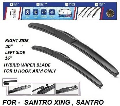 AutoClean FRONT HYBRID WIPER BLADE SANTRO XING , SANTRO - SIZE 20"+16" Windshield Wiper