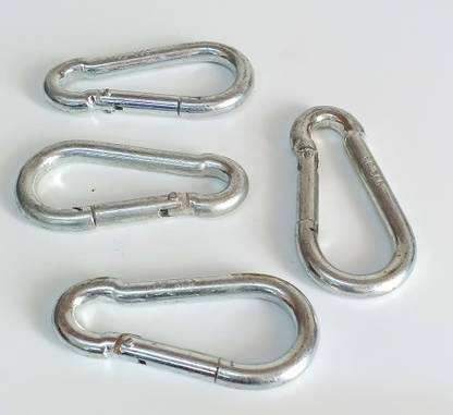 DVYA Heavy Duty Carabiner Clips (4 Pcs) 2"inch Locking Carabiner