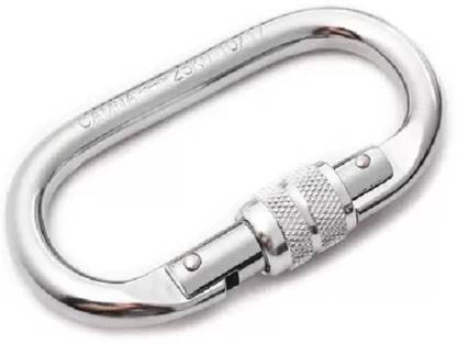 Fitcozi Stainless Steel Spring Snap Hook Carabiner Carabiner Outdoor Locking Carabiner