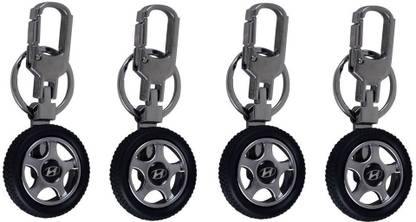 PARRK Hyundai Tyre Logo Locking Key Chain