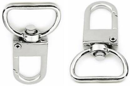 Rarehaunt 13 mm Snap Hook Tiny Push Gate Swivel Lobster Clasps Bags Belts Keychains 2 Pcs Locking Carabiner