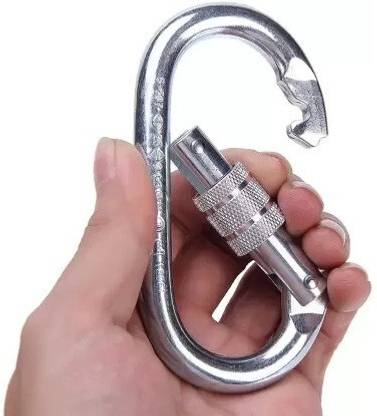 GSI Stainless Steel Snap Hook Carabiner Screw 10mm for Ropes Locking Carabiner