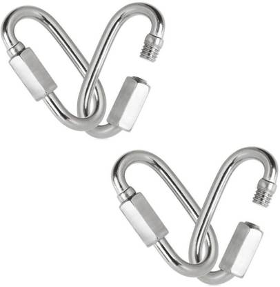 Reznor Heavy Duty Oval Shape Multipurpose Stainless Steel Screw Link Snap Hook Locking Carabiner