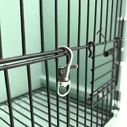 IMSFARM Trigger Lock, Dog and Bird Cage Door Lock Key chain Clip Small Locking Locking Carabiner