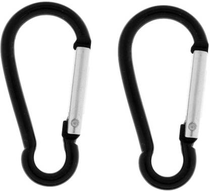 APNA KANHA Carabiner Spring Clip Hook Keychain for Hiking Climbing Travelling (Pack of 2) Locking Carabiner