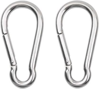 Fitcozi Stainless Steel Spring Snap Hook Carabiner Locking Carabiner