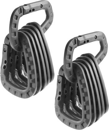 TCKW Tactical Carabiner Keychain - Hard Polymer Carabiners D Rings Carabiner