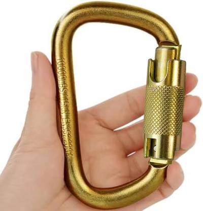 WhiteTech Heavy-Duty Climbing Carabiner 23KN Twist Auto Locking Karabiner Snap Hook Clip Locking Carabiner