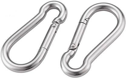 XDLB Heavy Duty Safety Lock Cable Spring Snap Hook Multipurpose Locking Carabiner
