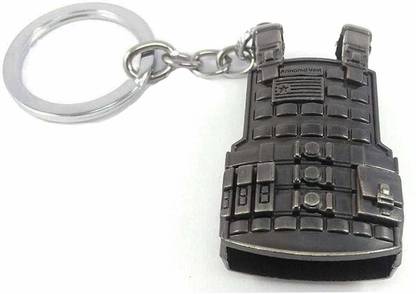 Daylfonos PUBG Playerunknown's Battleground Level 3 Military Vest Jacket Key Ring Key Chain