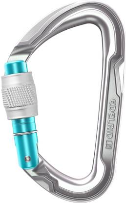 EDELRID Pure Screw - Silver Locking Carabiner