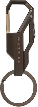 Omuda Premium and Stylish Hook Locking Metal Key Chain for Men & Women Locking Carabiner
