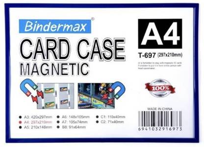 Binderm Binder Max Magnetic Card Case A4 Size Card Display Stand
