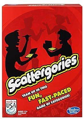 NVF TOYS Scattergories The Card Game | The Fun And Fast Night Card Game