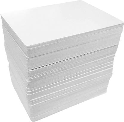 patil magic Blank Playing Cards, 200 PCS Matte Finish and Poker size White Blank Cards