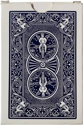 wizerdy Magic Marked Deck Bicycle Design (Blue) / SPY Mark Magicians Card Packet