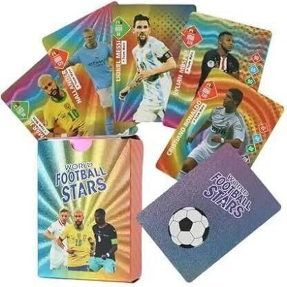 Bluedeal Premium Football Cards 2023-24 Edition 55 Pcs Legend Cards World Cup Cards