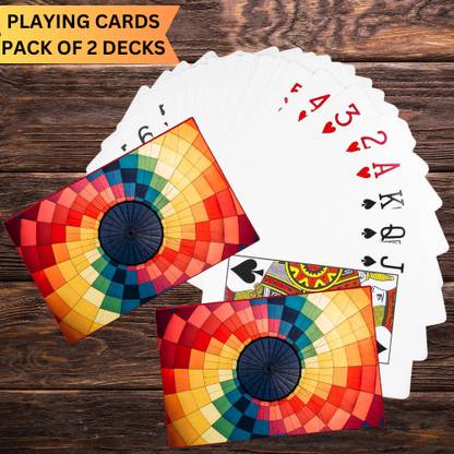 KARBD Aesthetic Playing Cards Deck Combo Standard Bridge Plastic Laminated Rummy Game