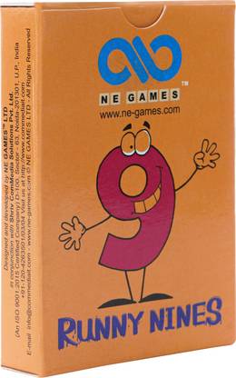 NE Games Runny Nine Number Card Game