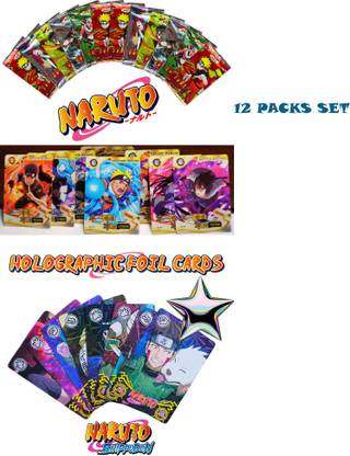 TCG Rare Naruto Shinning cards set of 12 packs