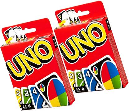 pari pari UNO FAMILY CARD GAME Model No-A-3 COMPLETE PACK OF 2 COMBO CARDS