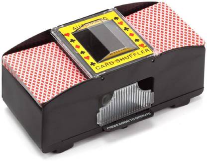 प्रोटोस इंडिया.नेट Automatic Portable Playing Cards Shuffler Battery Operated Distributor