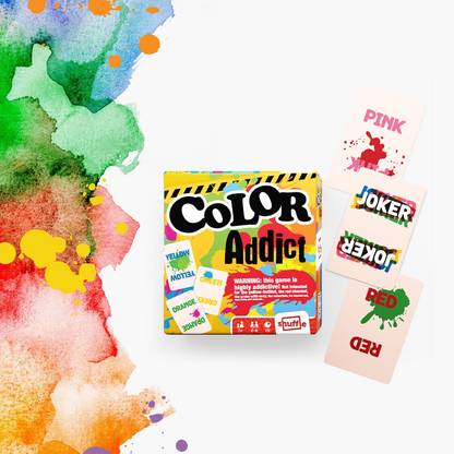 Mannat Color Addict Shuffle Playing Cards for kids 7+ Yrs,set of 110 Colorful cards
