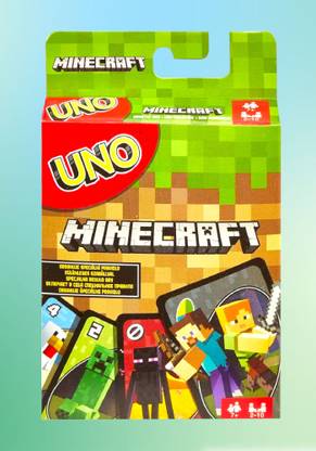 WOYR Premium Quality UNO Minecraft Paper Playing Cards| 112 UNO Playing Card Game