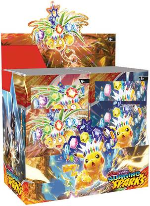 Peculiar Scarlet Violet Surging Spark 36 Piece Booster Pack with 288+ Playing Cards Game