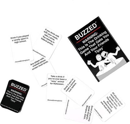 Zuuluzrs Playing Card Game With Friends Buzzed Card Game