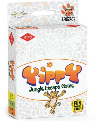 Kaadoo Yippy: Jungle Escape card game for 7+ year olds