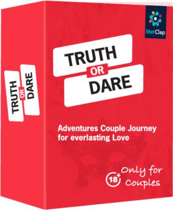 MetClap Truth or Dare Game for Couples - Romantic Date Night, Adult Party Game