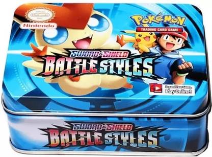 sevriza Pokémon Sword & Shield Trading Card Game Tin With Cards For Kids