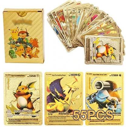 SHUANG YOU Playing Cards l 55 PCS Gold Foil Card Assorted Cards TCG