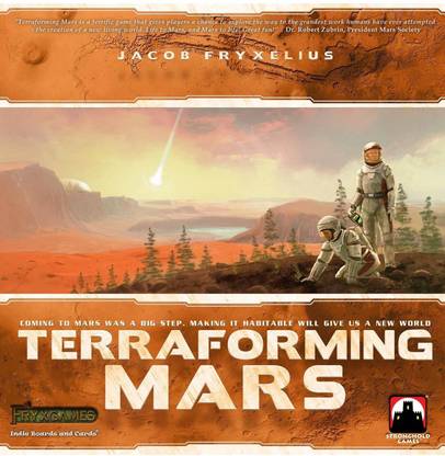 SHK Digitrade Terraforming Mars Board Game For 1 to 5 Players 12 Plus Age Group-Brown