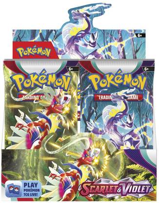 MOONZA Pokémon Trading Card Game Scarlet & Violet Booster Pack Display Box (36 Packets)