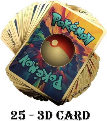 मूंजा Pokemon Trading Gold cards all rare series set of 25