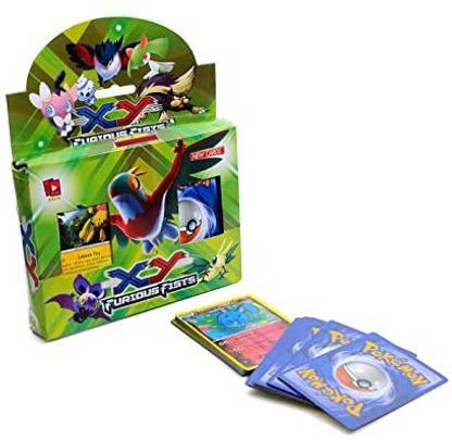 Honch XY-Furious Fists Pokemon Assorted Playing Card Game for Kids (Multicolor)
