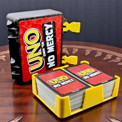 SentosaEnterprise UNO NO Mercy Storage Case + Mattel No Mercy Original Deck Combo Pack