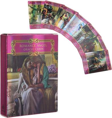 SIRIDHI 44 Pieces Romance Angels Oracle Tarot Cards Deck Traditional Standard Tarot Deck