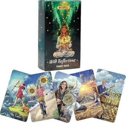 Verilux Nature Inspired Tarot Cards 78 Deck for Beginners Self Discovery and Divination