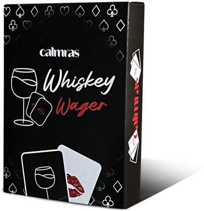 Calmras Whiskey Wager Adult Party Card Game for Couples Or Group | 50 Cards