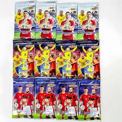 SALPITOYS FOOTBALL Euro Soccer Cards - 96 Unique Soccer Player Cards -12 Pack.
