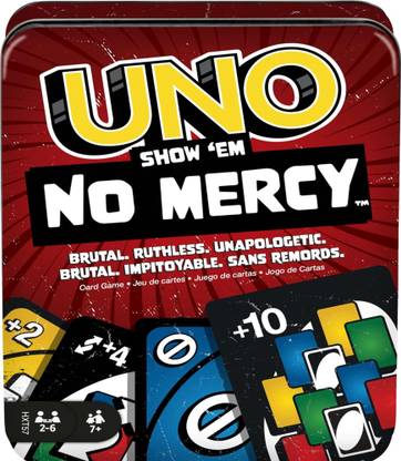 Nilika Enterprises UNO Show em No Mercy Card Game for Kids & Adults | Party Game & Wild Rules