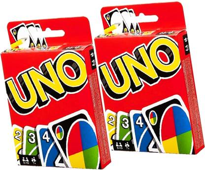 pari pari UNO FAMILY CARD GAME Model No-A-49 COMPLETE PACK OF 2 COMBO CARDS