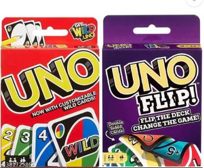 Ruby Combo UNO & UNO FLIP Cards For Kids And Family Game